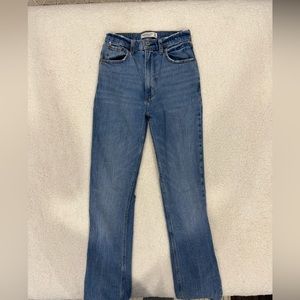 Abercrombie & Fitch High Rise Slim Straight Jeans *TALL*